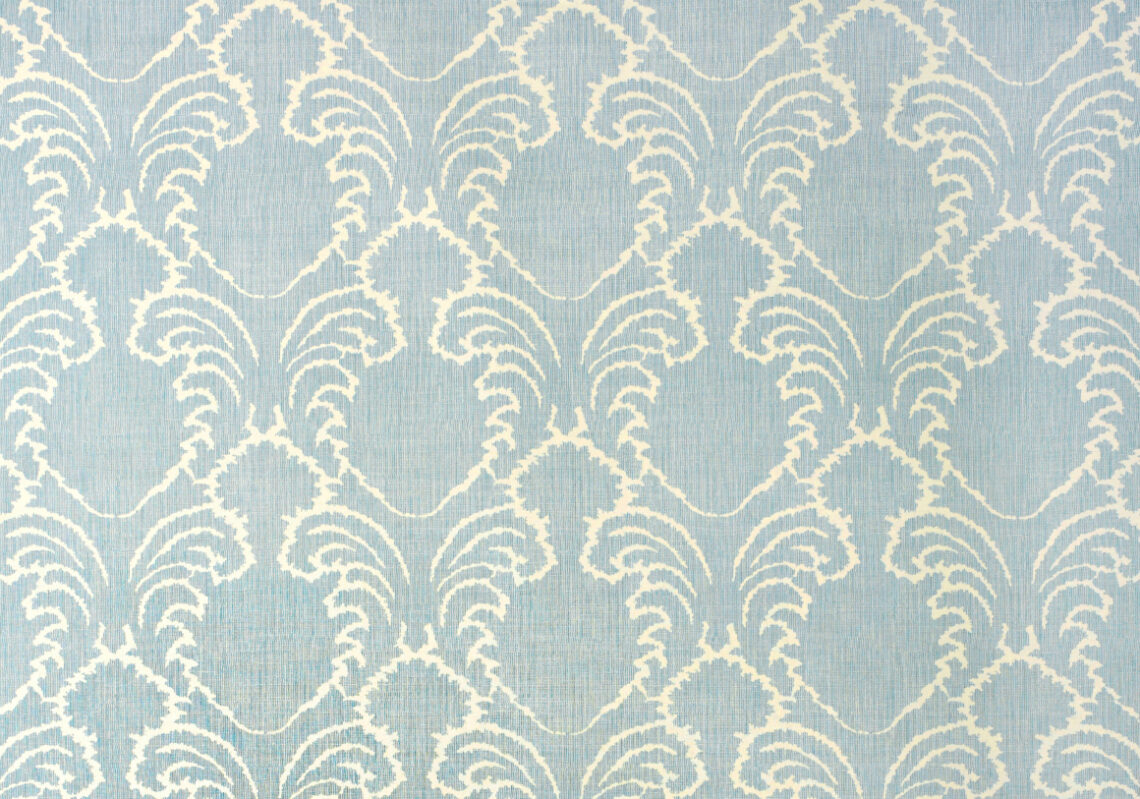 Pineapple Lace - Azure - Ivory Linen - Soane Britain