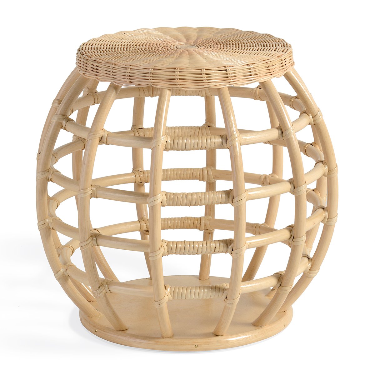 rattan lily drum table