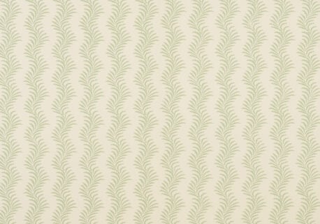 Scrolling Fern Silhouette Wallpaper - Leaf Green - Soane Britain