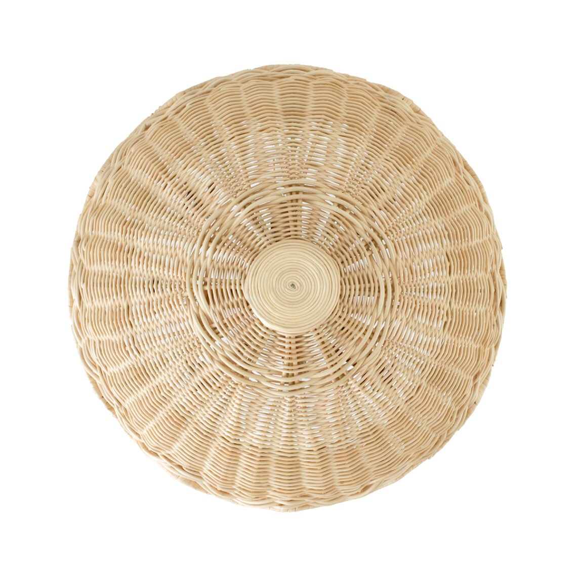 The Rattan Scallop Hanging Light - Small With Chain - Soane Britain