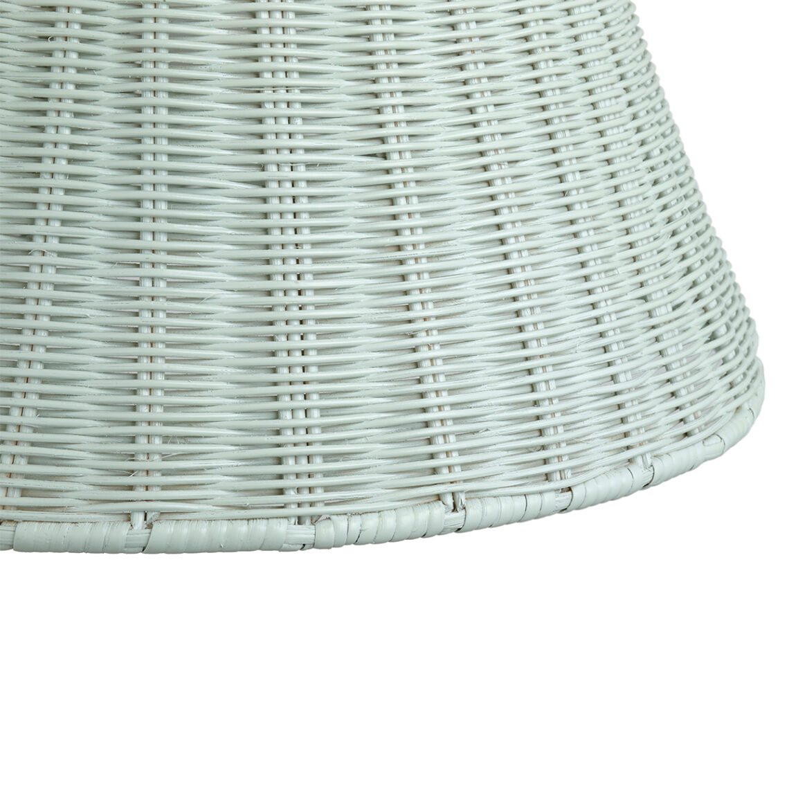 The Single Rise And Fall Ceiling Light - With Rattan Shade - Soane Britain