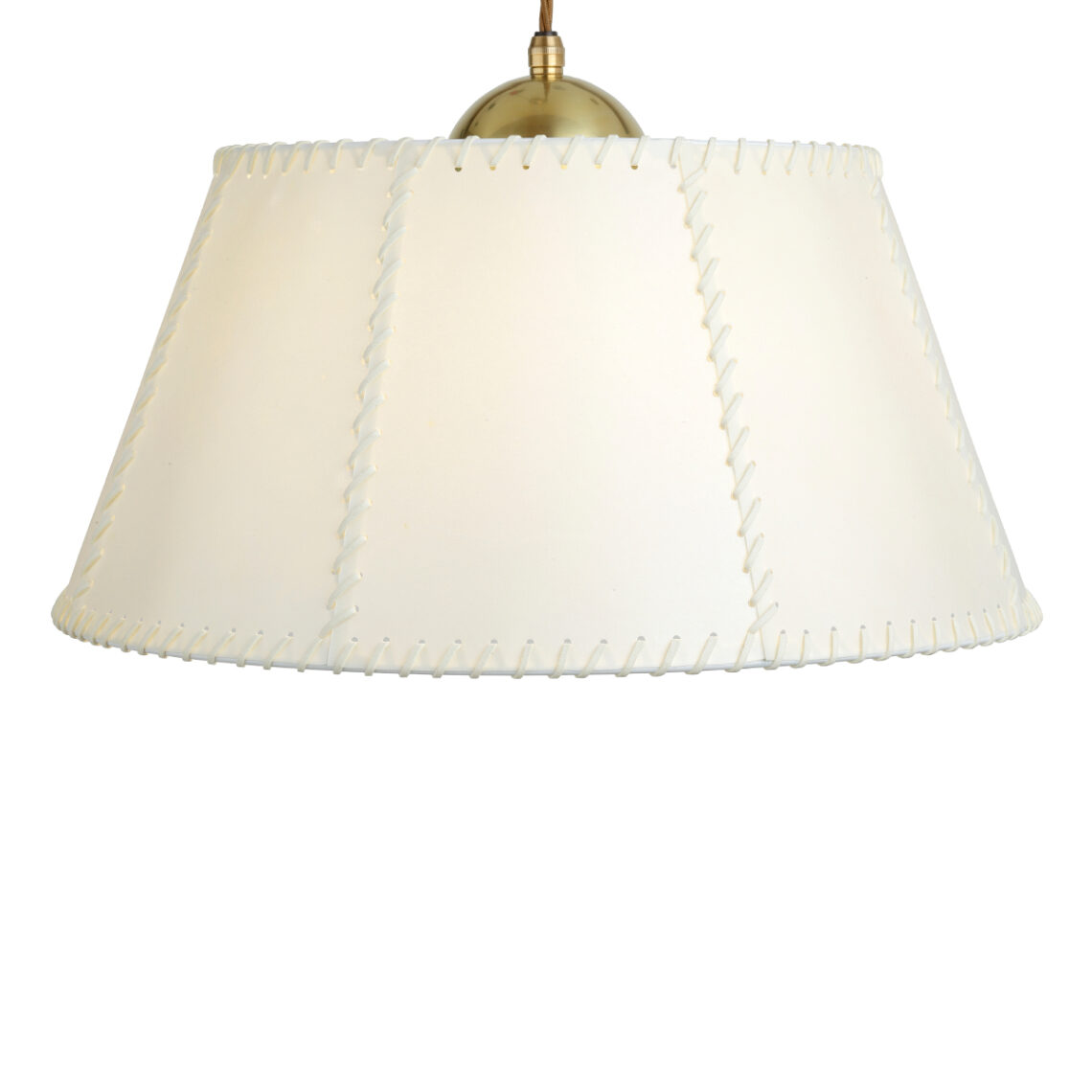 The Single Rise And Fall Ceiling Light - With Vellum Shade - Soane Britain